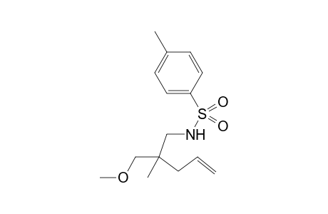N-[2-(methoxymethyl)-2-methyl-pent-4-enyl]-4-methyl-benzenesulfonamide