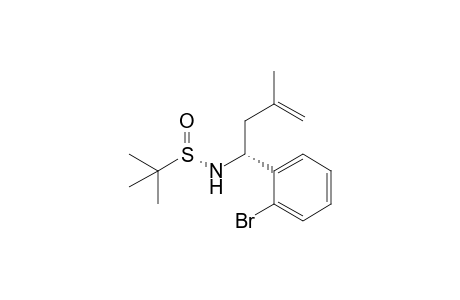 (S(S),1R)-1-(2-Bromophenyl)-N-(tert-butylsulfinyl)-3-methylbut-3-en-1-amine