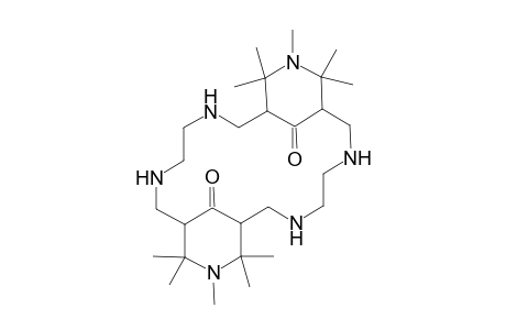 1,1',2,2,2',2',6,6,6',6'-decamethyl-cis-cis-3,3',5,5'-di(methylaminoethylaminomethyl)-4,4-piperidone