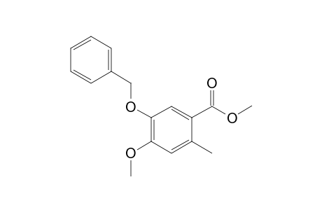Methyl 5-(Benzyloxy)-4-methoxy-2-methylbenzoate