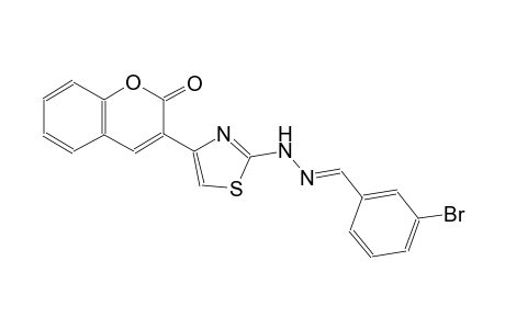 benzaldehyde, 3-bromo-, [4-(2-oxo-2H-1-benzopyran-3-yl)-2-thiazolyl]hydrazone