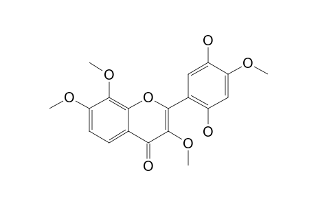 DIPLOTRIN_A;2',5'-DIHYDROXY-3,7,8,4'-TETRAMETHOXYFLAVONE