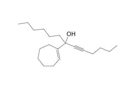 7-(1-Cycloheptenyl)-5-tridecyn-7-ol
