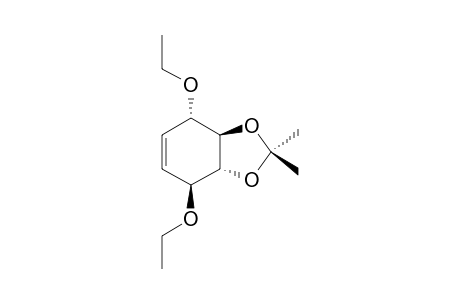 (1RS,2RS,3SR,6SR)-3,6-DIETHOXY-1,2-O-ISOPROPYLIDENE-CYClOHEX-4-ENE-1,2-DIOL
