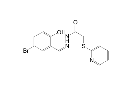 N'-[(Z)-(5-bromo-2-hydroxyphenyl)methylidene]-2-(2-pyridinylsulfanyl)acetohydrazide