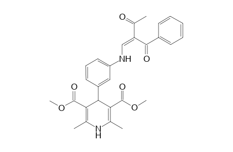 4-[3-[[(Z)-2-benzoyl-3-keto-but-1-enyl]amino]phenyl]-2,6-dimethyl-1,4-dihydropyridine-3,5-dicarboxylic acid dimethyl ester