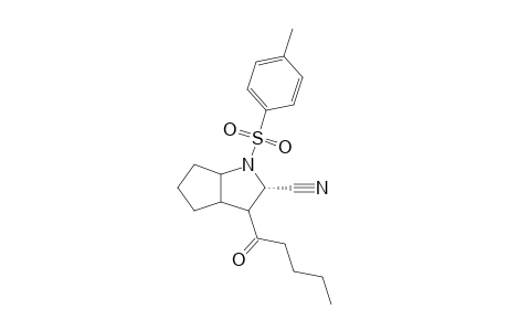 (3S*)-3-Cyano-4-(1'-oxopentyl)-N-(toluene-p-sulfonyl)-2-azabicyclo[3.3.0]octane