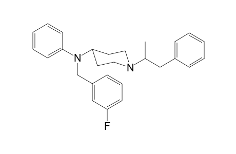 N-(3-Fluorobenzyl)-N-phenyl-1-(1-phenylpropan-2-yl)piperidin-4-amine