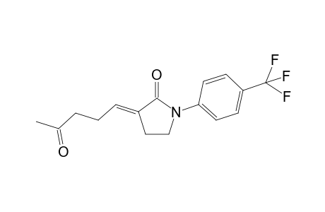 (E)-3-(4-oxo-pentylidene)-1-(4-trifluoromethyl-phenyl)- pyrrolidin-2-one