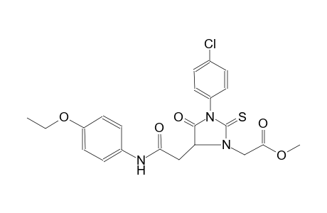 1-imidazolidineacetic acid, 3-(4-chlorophenyl)-5-[2-[(4-ethoxyphenyl)amino]-2-oxoethyl]-4-oxo-2-thioxo-, methyl ester