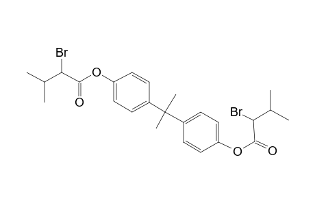 Propane, 2,2-bis[4-(2-bromo-3-methylbutanoyloxy)phenyl]-