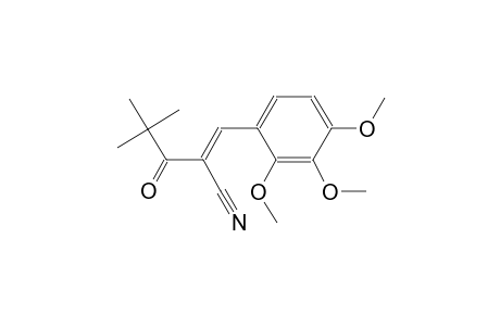 (2E)-2-(2,2-dimethylpropanoyl)-3-(2,3,4-trimethoxyphenyl)-2-propenenitrile