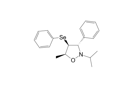 3-Phenyl-5-methyl-4-(phenylseleno)-N-isopropylisoazolidine isomer