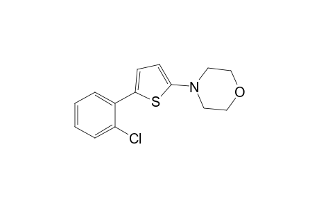 N-[5-(2-chlorophenyl)thiophen-2-yl]morpholine