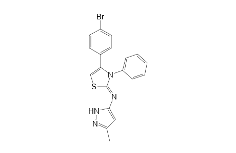 (Z)-N-[4-(4-Bromophenyl)-3-phenylthiazol-2(3H)-ylidene]-3-methyl-1H-pyrazol-5-amine