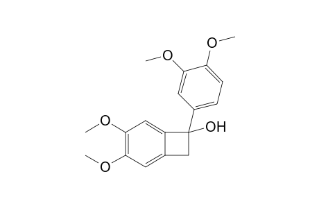 7-(3,4-Dimethoxyphenyl)-3,4-dimethoxybicyclo[4.2.0]octa-1,3,5-trien-7-ol