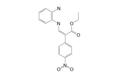 ETHYL-3-(2-AMINOPHENYLAMINO)-2-(4-NITROPHENYL)-ACRYLATE