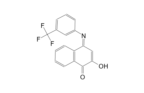 (4Z)-2-hydroxy-4-{[3-(trifluoromethyl)phenyl]imino}-1(4H)-naphthalenone