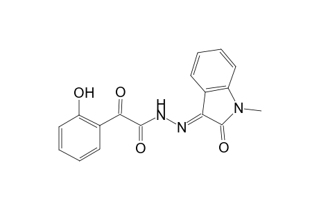 Acethydrazide, 2-(2-hydroxyphenyl-2-oxo)-N2-(2,3-dihydro-1-methyl-2-oxo-3-indolylidene)-
