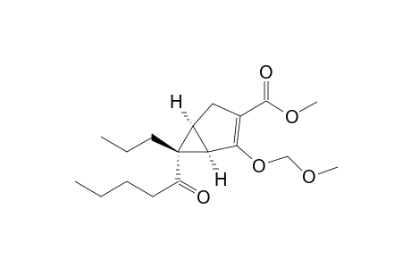 (1R * ,5S * ,6R * )-2-(methoxymethoxy)-6-pentanoyl-6-propylbicyclo[3.1.0]hex-2-ene-3-carboxylate