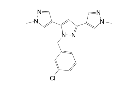 1'-(3-chlorobenzyl)-1,1''-dimethyl-1H,1'H,1''H-4,3':5',4''-terpyrazole