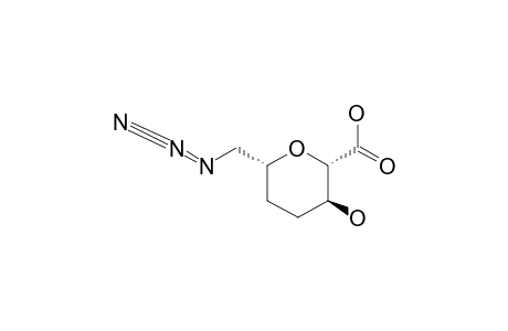 2,6-ANHYDRO-7-AZIDO-3-HYDROXY-4,5,7-TRIDEOXY-L-RIBO-HEPTONIC-ACID