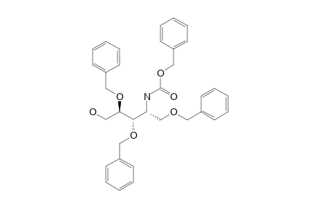 2,3,5-TRI-O-BENZYL-4-CARBOBENZYLOXYAMINO-4-DEOXY-D-ARABINITOL