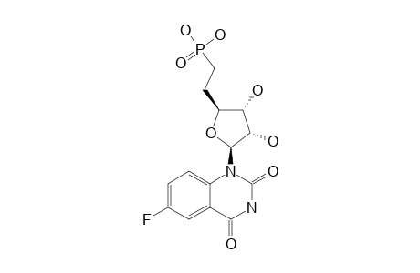 [2-[(2R,3S,4R,5R)-5-(6-FLUORO-2,4-DIOXO-3,4-DIHYDROQUINAZOLIN-1(2H)-YL)-3,4-DIHYDROXY-TETRAHYDROFURAN-2-YL]-ETHYL]-PHOSPHONIC-ACID