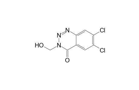 6,7-Dichloro-3-(hydroxymethyl)-1,2,3-benzotriazin-4(3H)-one