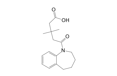 1H-1-Benzazepine-1-pentanoic acid, 2,3,4,5-tetrahydro-.beta.,.beta.-dimethyl-.delta.-oxo-