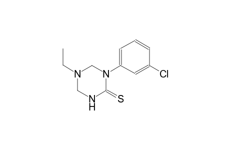 1-(3-chlorophenyl)-5-ethyltetrahydro-1,3,5-triazine-2(1H)-thione