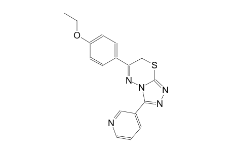 6-(4-ethoxyphenyl)-3-(3-pyridinyl)-7H-[1,2,4]triazolo[3,4-b][1,3,4]thiadiazine