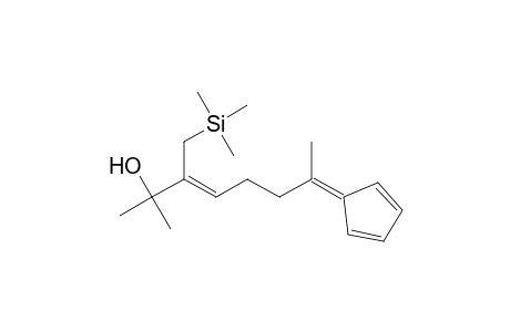 5'-[6-hydroxy-1,6-dimethyl-5-[(trimethylsilyl)methyl]-4-heptenylidene]-1',3'-cyclopentadiene