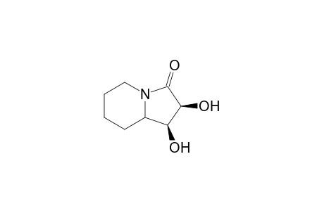 (1S,2S,8aS/R)-1,2-Dihydroxyhexahydroindolizin-3-one