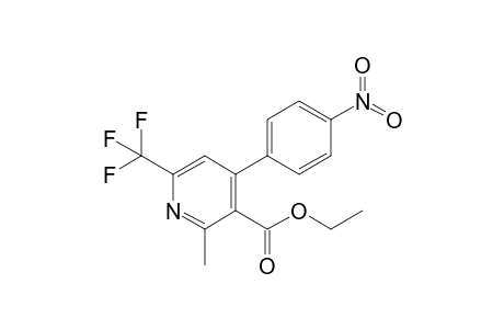 2-methyl-4-(4-nitrophenyl)-6-(trifluoromethyl)-3-pyridinecarboxylic acid ethyl ester