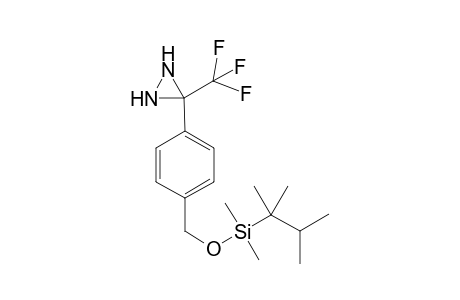 3-{p-[((1,1,2-Trimethylpropyl)-dimethylsilyl)oxymethyl]phenyl}-3-(trifluoromethyl)-3H-diaziridine