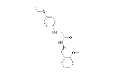 2-(4-Ethoxyanilino)-N'-[(E)-(2-methoxyphenyl)methylidene]acetohydrazide