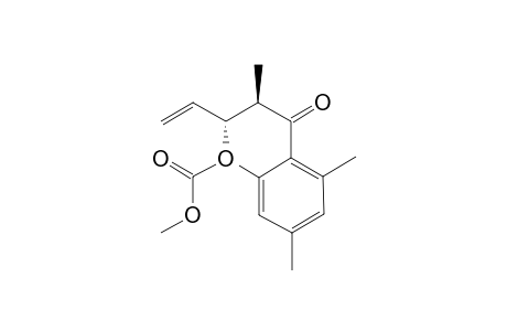 3-(Methoxycarbonyloxy)-2-methyl-1-[(2,4,6-trimethyl)phenyl]pent-4-en-1-one
