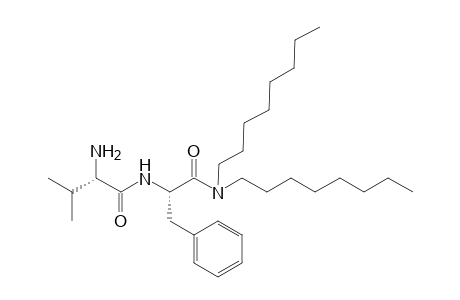 2(S)-Amino-3-methyl-N-(1-dioctylcarbamoyl-2(S)-phenyl-ethyl)-butyramide
