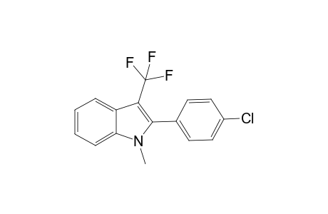1-Methyl-2-(4-chlorophenyl)-3-(trifluoromethyl)-1H-indole