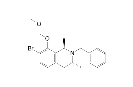 (1R,3R)-2-benzyl-7-bromo-8-(methoxymethoxy)-1,3-dimethyl-3,4-dihydro-1H-isoquinoline