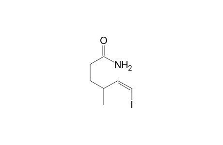 (Z)-6-Iodo-4-methylhex-5-enamide