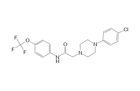2-[4-(4-chlorophenyl)-1-piperazinyl]-N-[4-(trifluoromethoxy)phenyl]acetamide