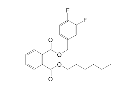 Phthalic acid, 3,4-difluorobenzyl hexyl ester