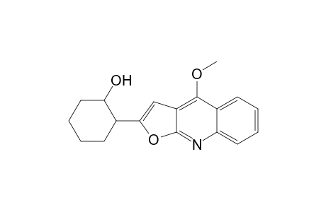 2-(1-Hydroxy-2-cyclohexyl)-4-methoxyfuro[2,3-b]quinoline