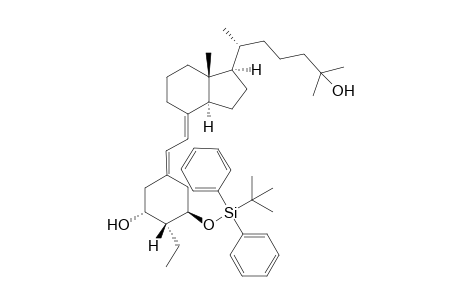 2.beta.-Ethyl-1.alpha.-t-butyldiphenylsilyloxy-25-dihydroxy-19-norvitamin D3