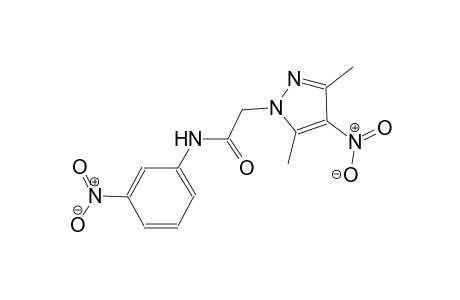 2-(3,5-dimethyl-4-nitro-1H-pyrazol-1-yl)-N-(3-nitrophenyl)acetamide