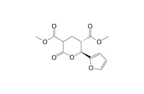 Dimethyl 6-(furan-2'-yl)-2-oxotetrahydro-2H-pyran-3,5-dicarboxylate