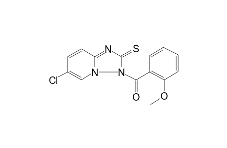 (6-Chloro-2-thioxo-2H-[1,2,4]triazolo[1,5-a]pyridin-3-yl)(2-methoxyphenyl)methanone
