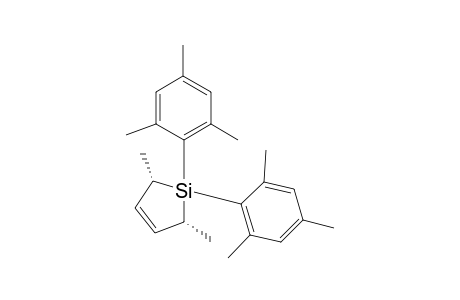 Silacyclopent-3-ene, 2,5-dimethyl-1,1-bis(2,4,6-trimethylphenyl)-, cis-